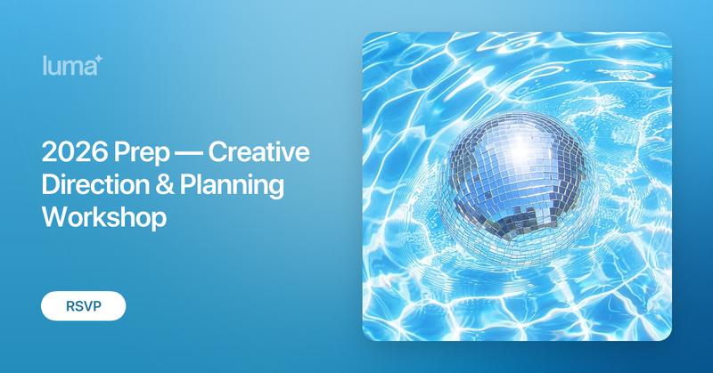 Creative Planning Workshop — Prep for 2026 thumbnail