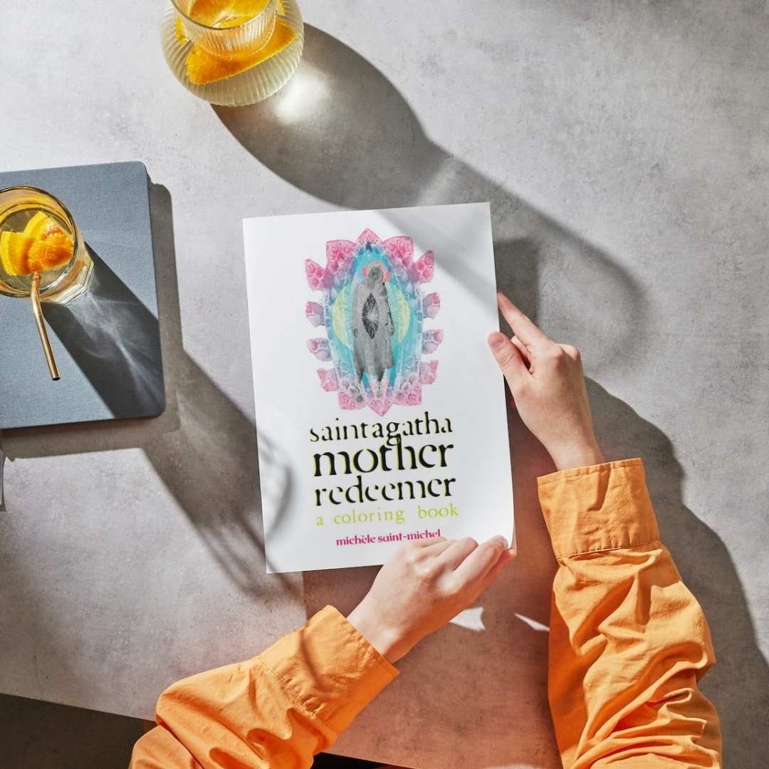 Saint Agatha Mother Redeemer Coloring Book thumbnail