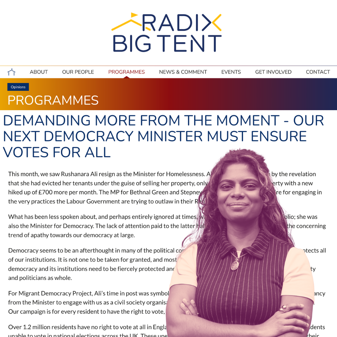 Our Next Democracy Minister Must Ensure Votes for All thumbnail