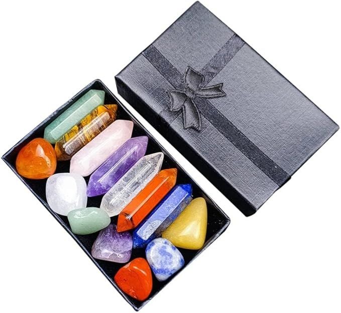 14 peças de pedras de cristal natural thumbnail