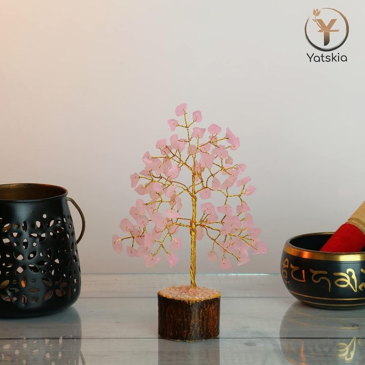 Árvore de dinheiro de quartzo rosa thumbnail