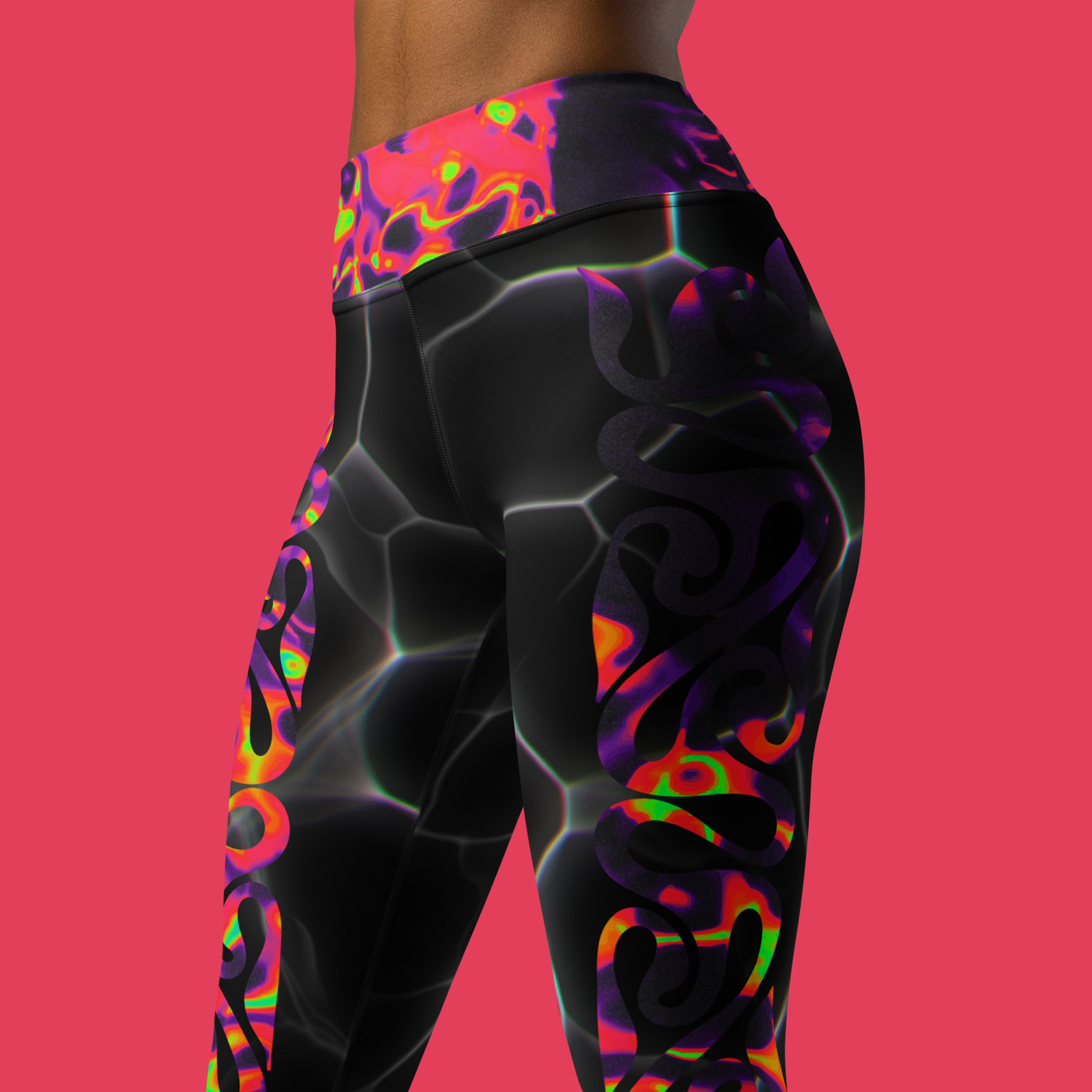 Thermal Rave Yoga Leggings by ian thumbnail