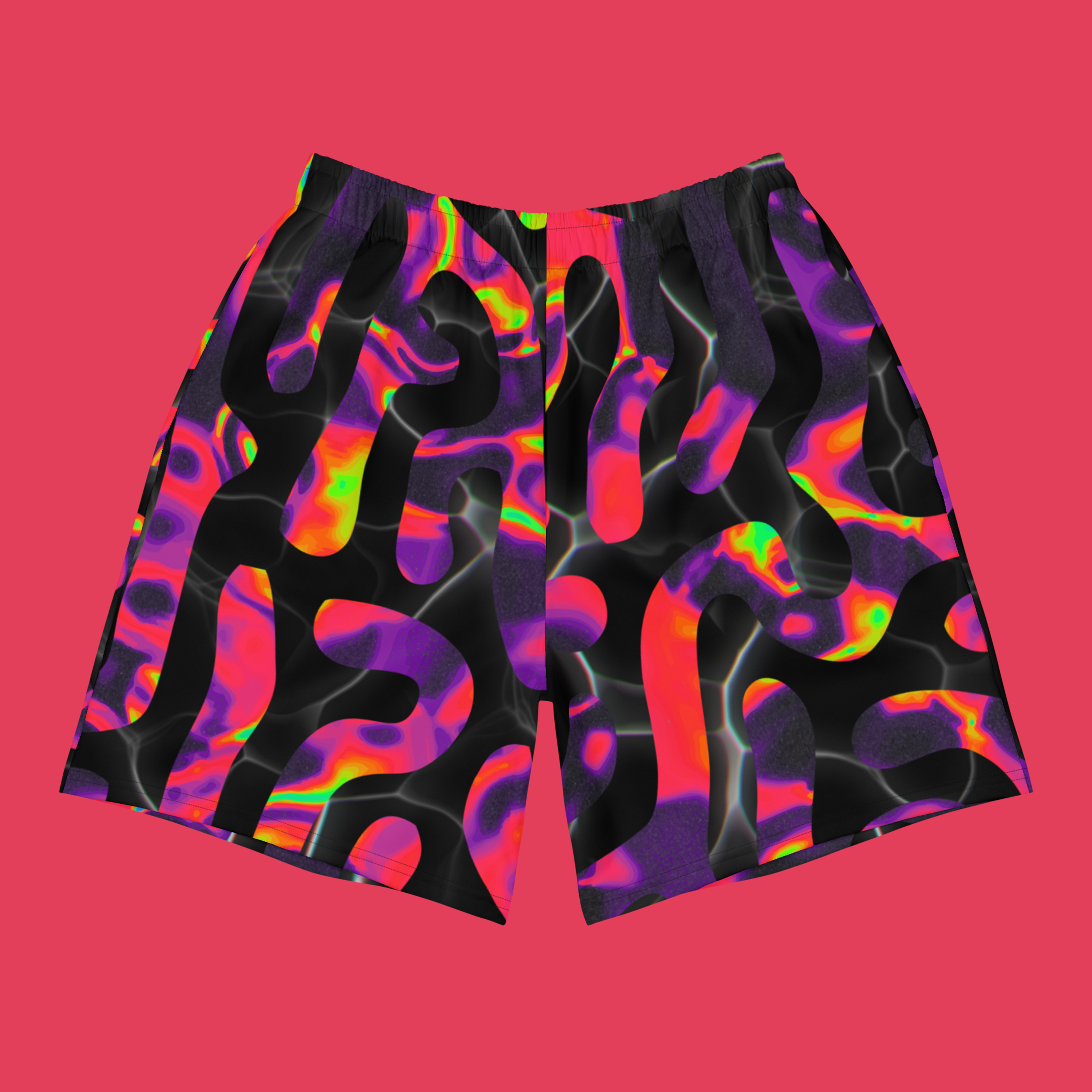 Neo Camo Men's Recycled Athletic Shorts thumbnail