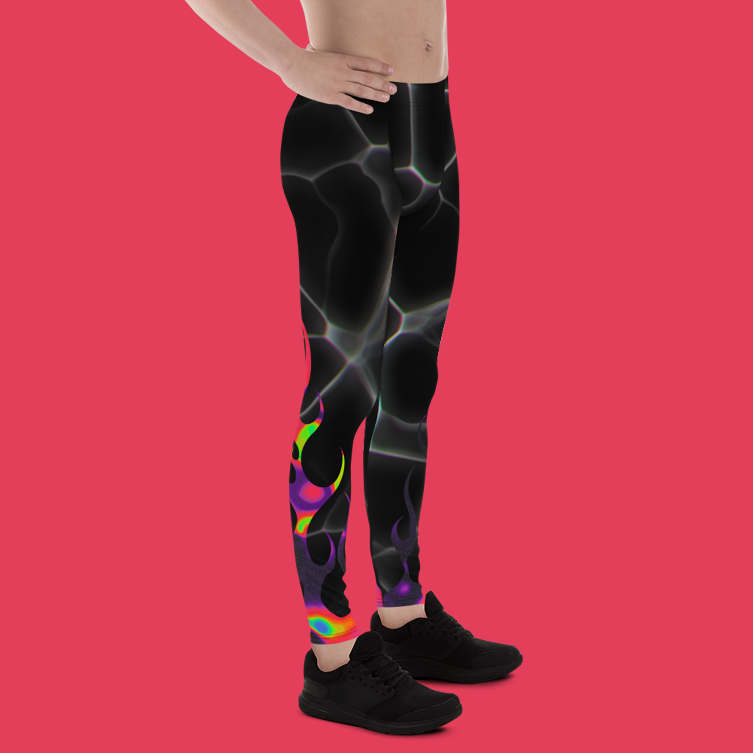 Wavy Blaze Men's Leggings thumbnail