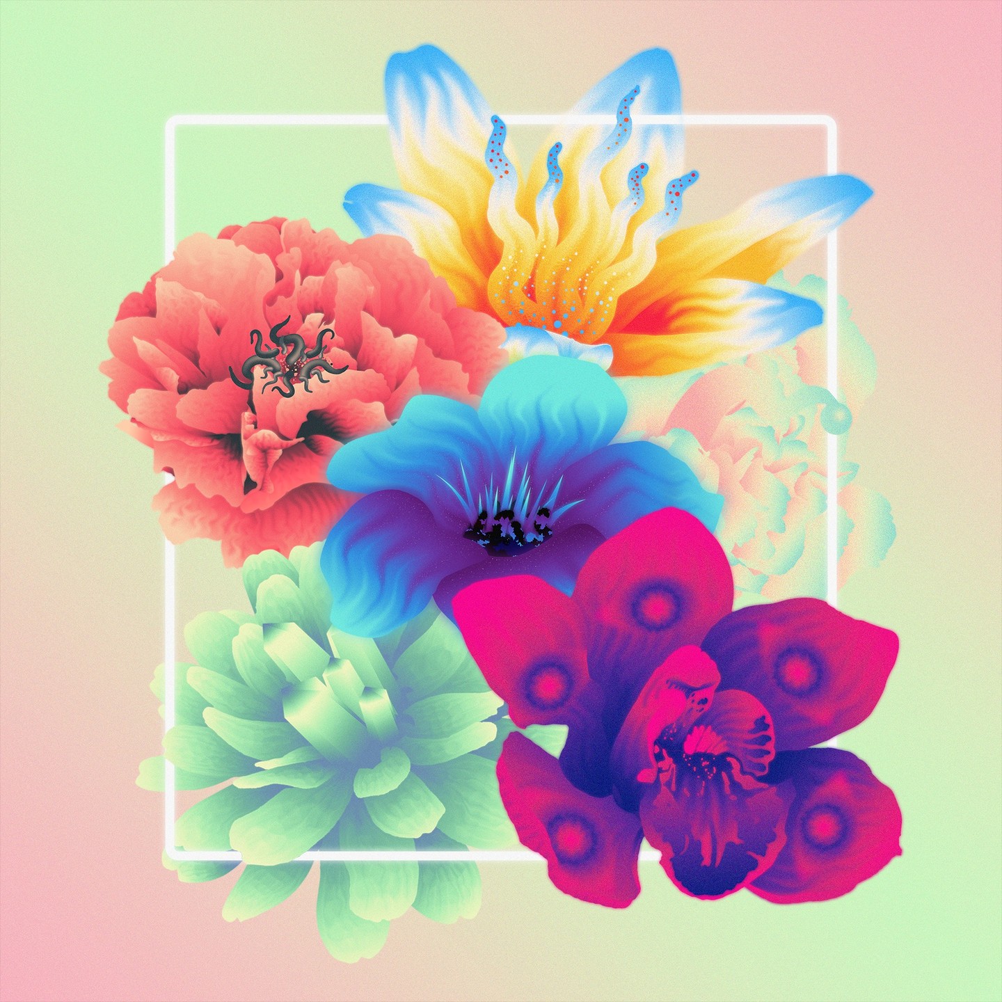 gradient flower bouquet
pls, buy a print ❤️
🔗 in bio