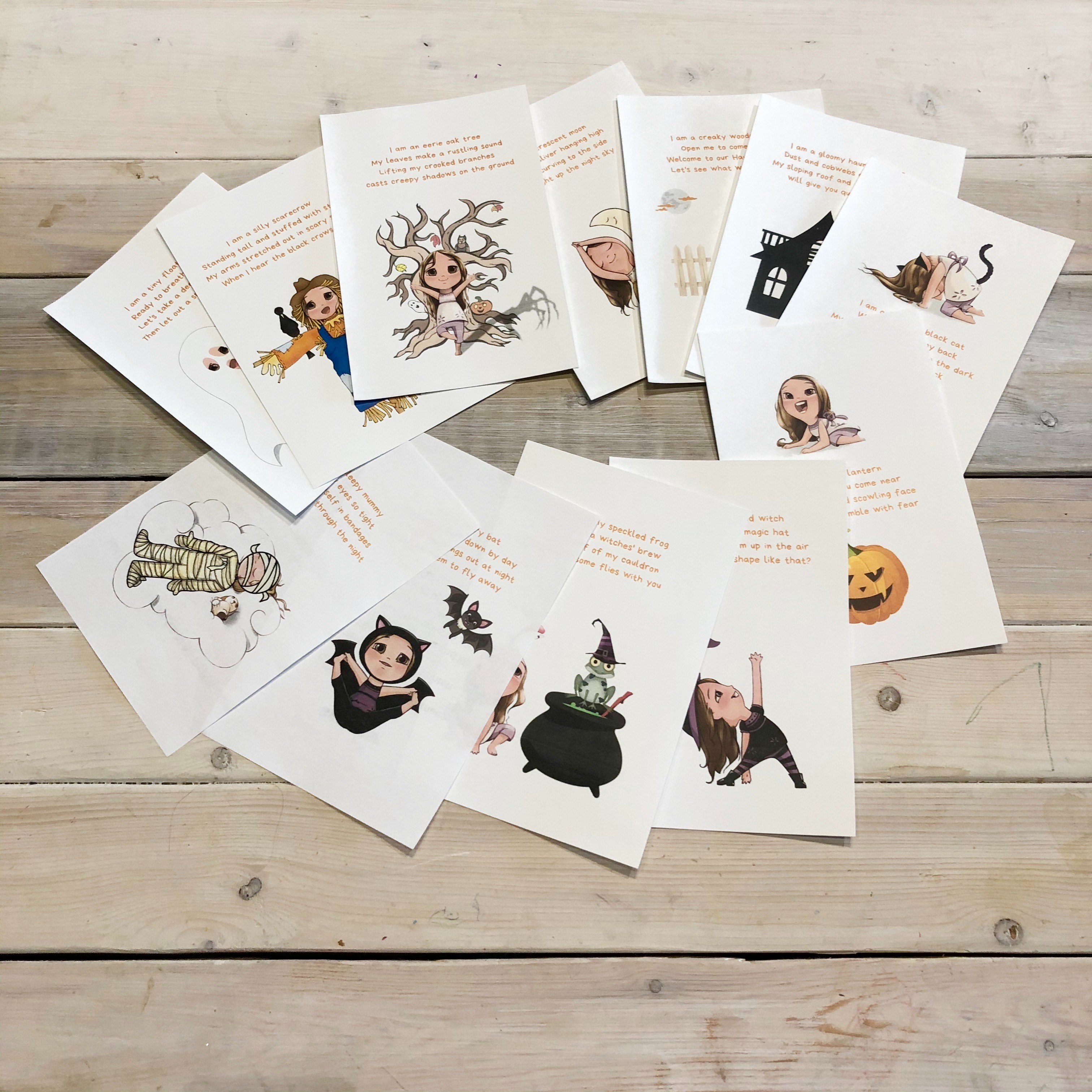 Halloween Yoga Cards thumbnail