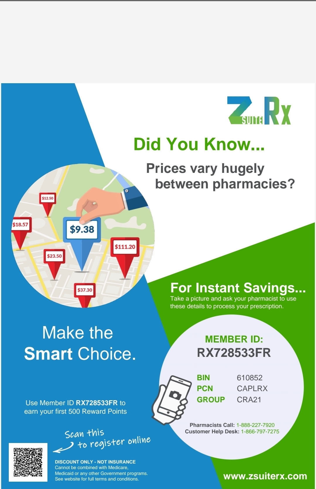 Zsuite Rx. DISCOUNT ON MEDICATIONS. FREE TO SIGN UP thumbnail