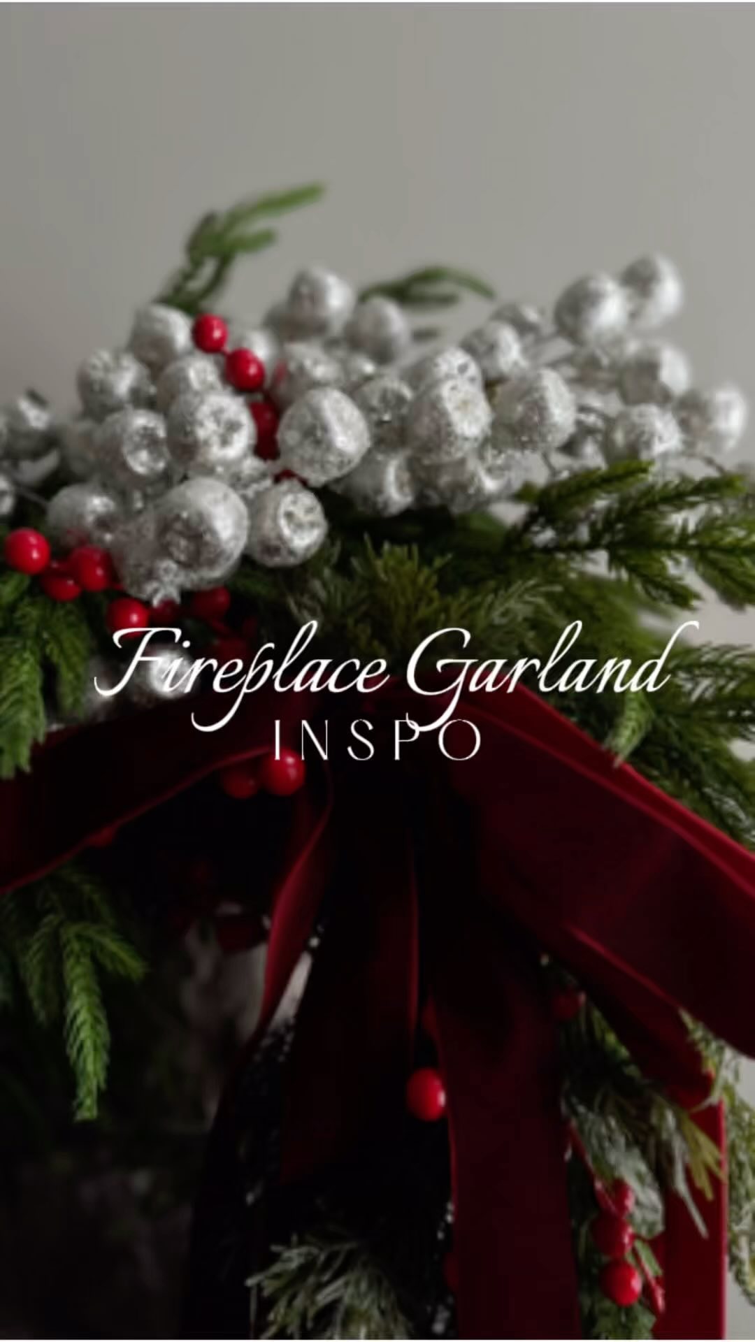 This year's fireplace mantel Christmas garland styling 😍

👉🏼 Comment SHOP and I'll DM you a link to shop everything I us