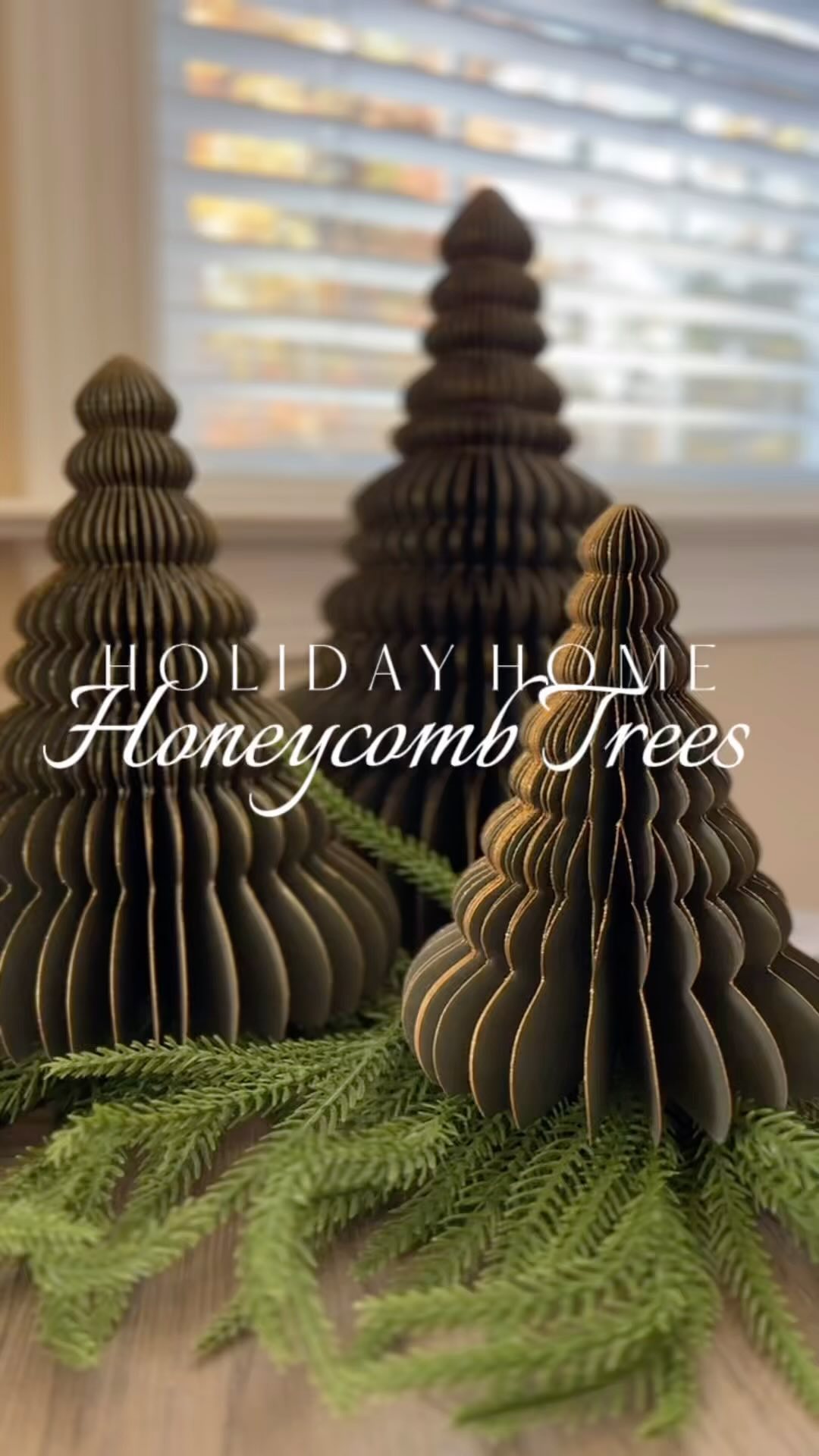 Obsessed with these paper honey comb trees 😍 Can you believe the entire set of 3 is only $8?! Get the west elm designer 