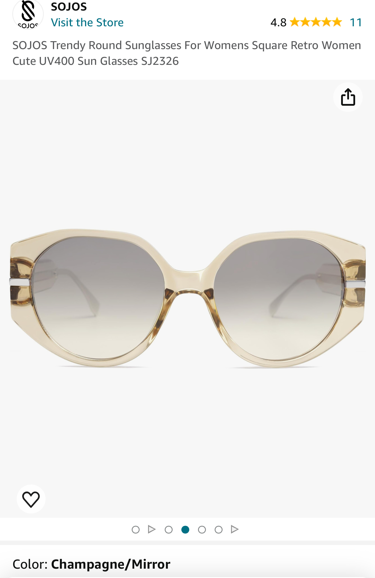 Brown sunglasses sold out thumbnail