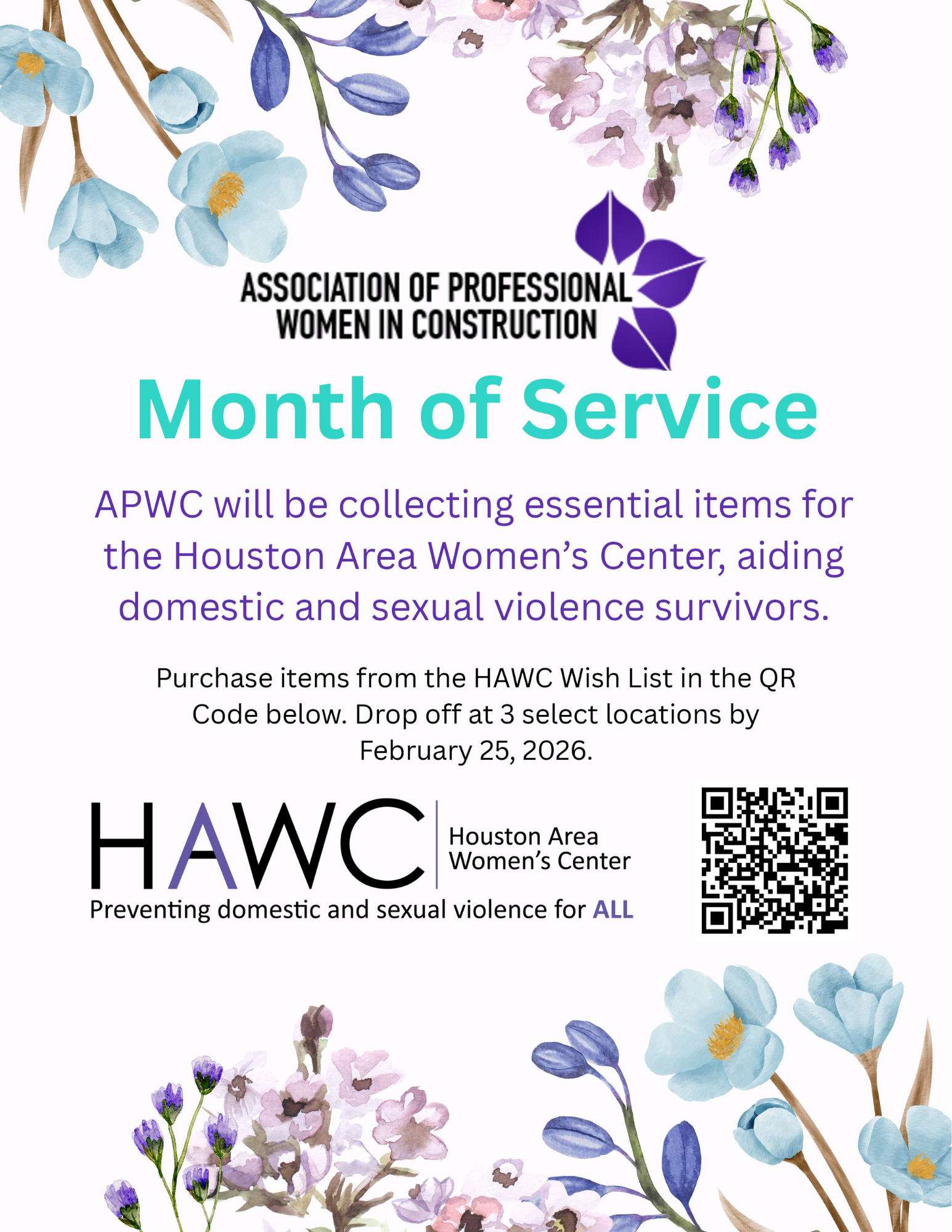 APWC Houston - Month of Service  thumbnail