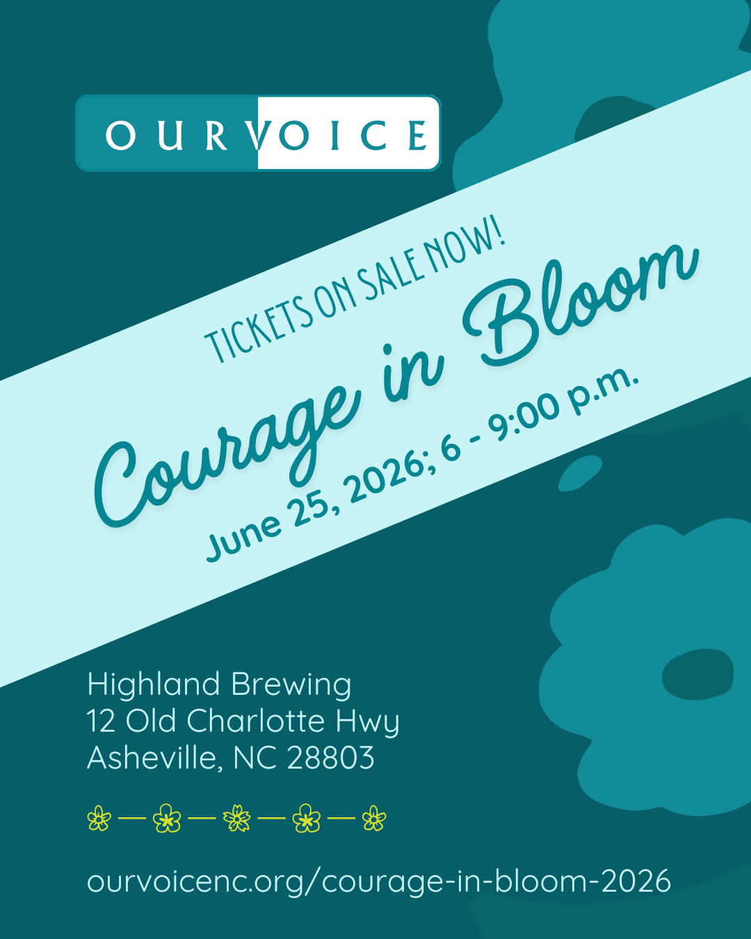 Courage in Bloom 2026 | Our VOICE thumbnail