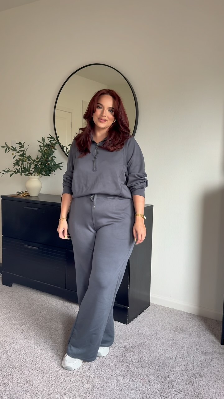 If I like it I’m buying multiple colors 😂. I always struggled# to find true wide leg sweatpants that not only fit my thi