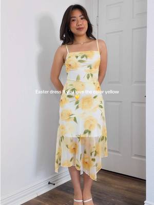 A cute little Easter dress 💛 #easteroutfits #easterdress #easteroutfitideas #butteryellowdress #yellowdress #floraldress