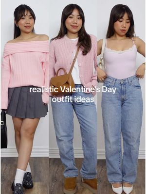 Just some realistic pink Valentine’s Day outfit inspo 💖 outfits are from @Amazon Fashion as always 🥰 #valentinesdayoutfi