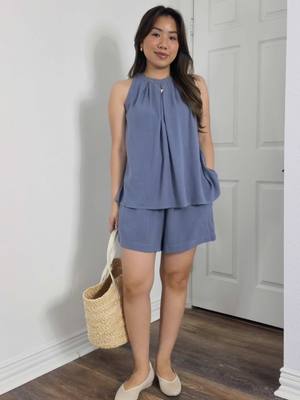 Cute & comfy two piece sets that hides mom pooch, elastic waistband makes them soooo comfy to wear all day!!! 🥰 find the