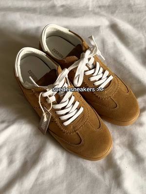 Suede sneakers for this fall 🤎 find under “fall fashion 2025” idea list on my amz s/f 👟 #suedeshoes #amazonfashionfinds 