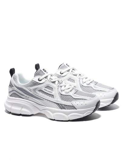 baasploa Tênis Esportivos Femininos de Sola Grossa, Tênis de Corrida em Tela, Tênis Esportivos com Aumento de Altura Grossa, Tênis Casuais Leves, Tênis Retrô, Tênis para Caminhada com Amortecimento, Absorção de Choque, Antiderrapante e Sola Macia, Tênis de Corrida e Treinamento Versáteis e na Moda, Tênis Esportivos de Sola Grossa, Retrô Patchwork thumbnail