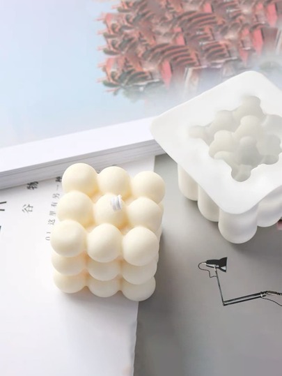 1 Peça Molde de Silicone em Formato de Vela para DIY thumbnail