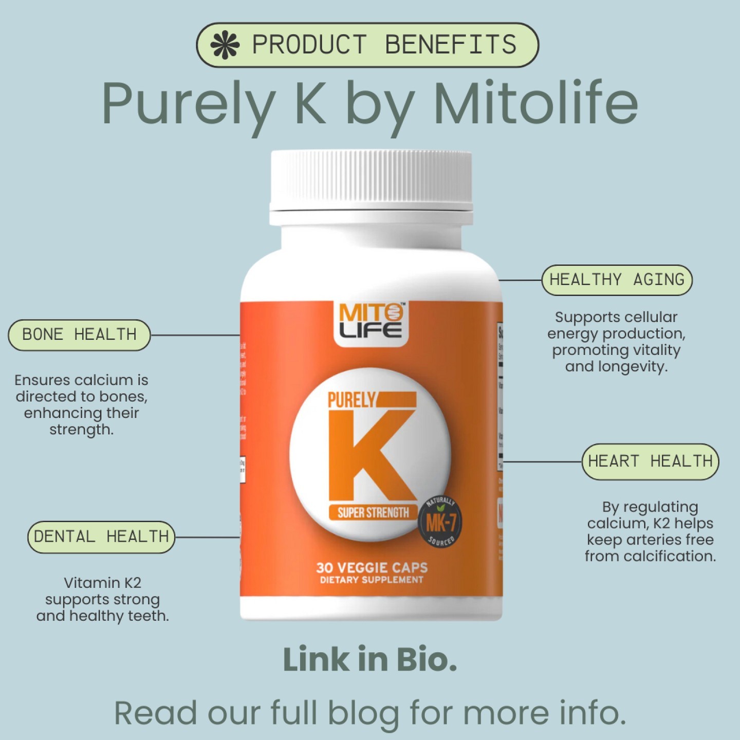 Did you catch our latest blog post this morning? 🌟 

We dove deep into the incredible benefits of Vitamin K2, a powerhou