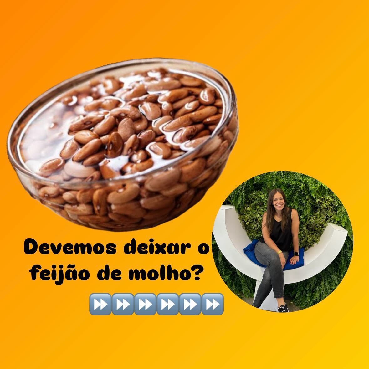 Você costuma deixar seu feijão de molho 🤔? É uma prática muito comum, mas muita gente ainda pensa que é apenas para ajud