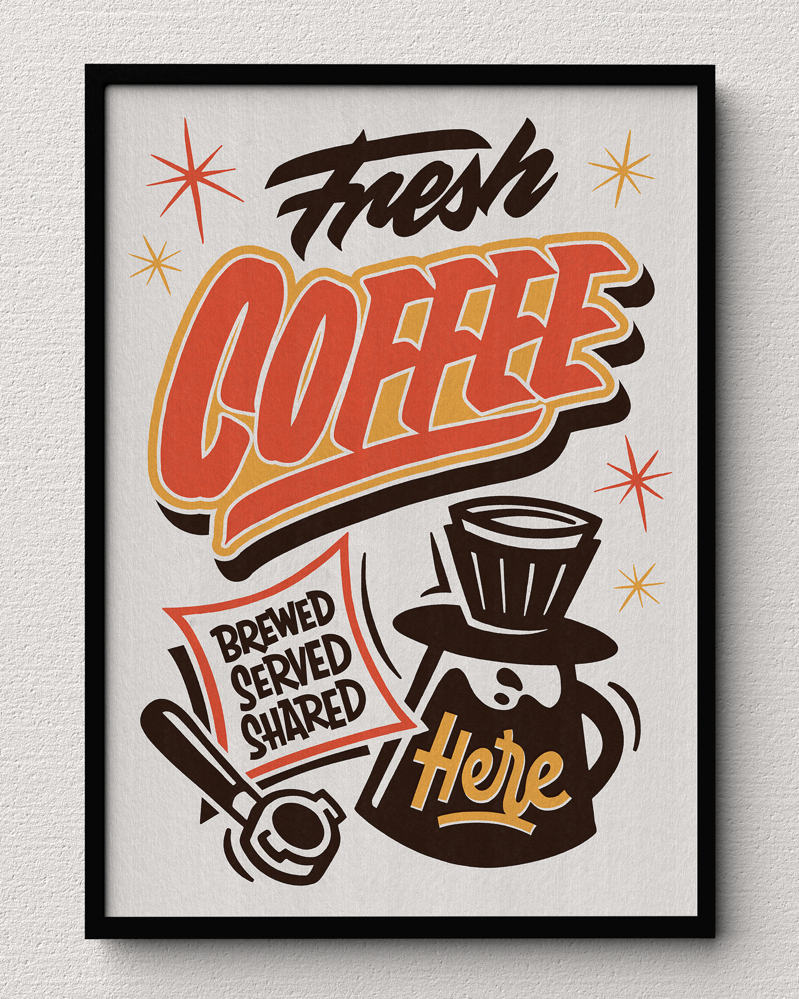 Fresh Coffee Served Here... Print thumbnail