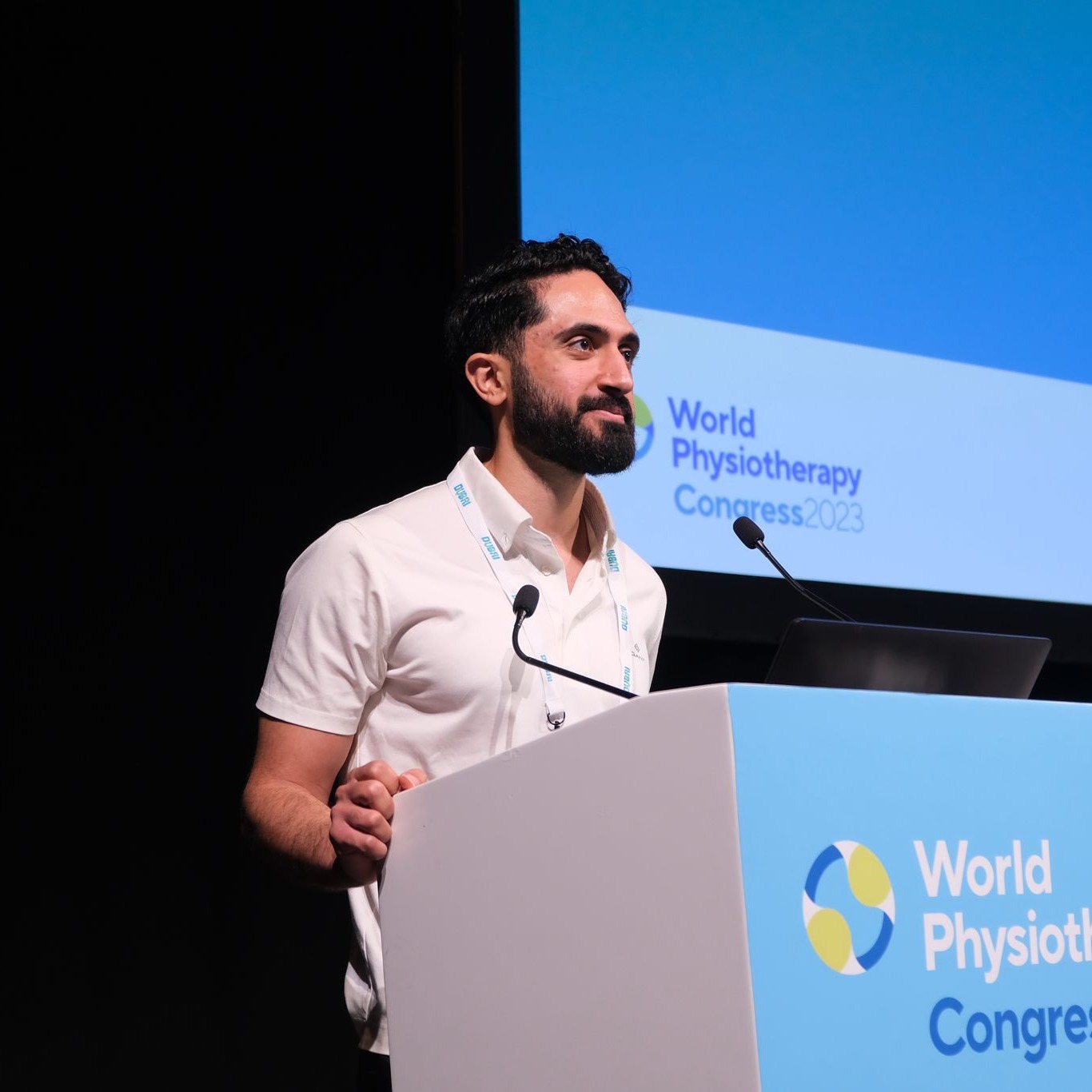 Presentation of My Research at the World Physiotherapy Congress 2023 in Dubai: "Attitudes Toward Integrating Nutritional Assessment and Counseling in Physical Therapy" thumbnail