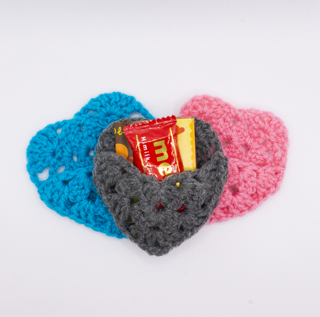 Granny Square Heart Pattern Valentines  thumbnail