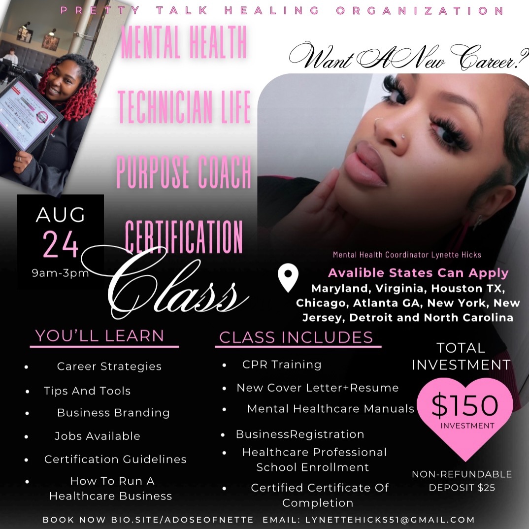 ONLINE MENTAL HEALTHCARE TECHNICIAN CERTIFICATION CLASS thumbnail