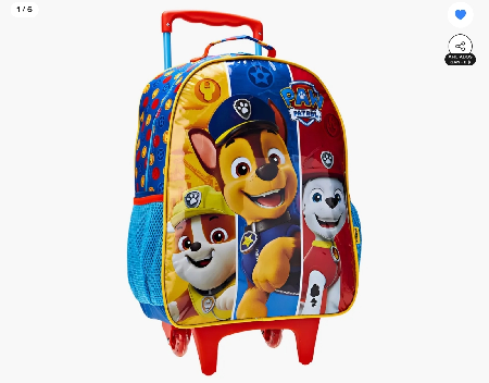 Mochila c/ Rodinha Patrulha Canina thumbnail