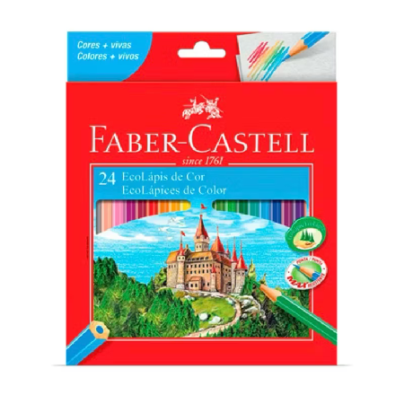 Lápis de Cor FABER-CASTELL (24 Cores) thumbnail