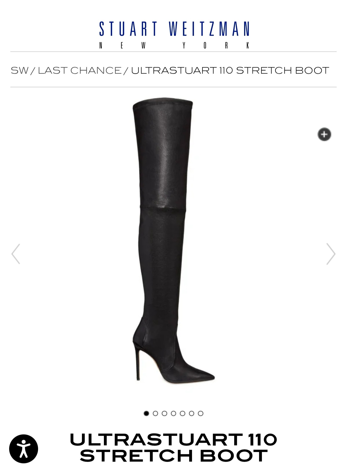 £920 🎁 Stuart Weitzman - Ultra Stuart 110 stretch Boots thumbnail
