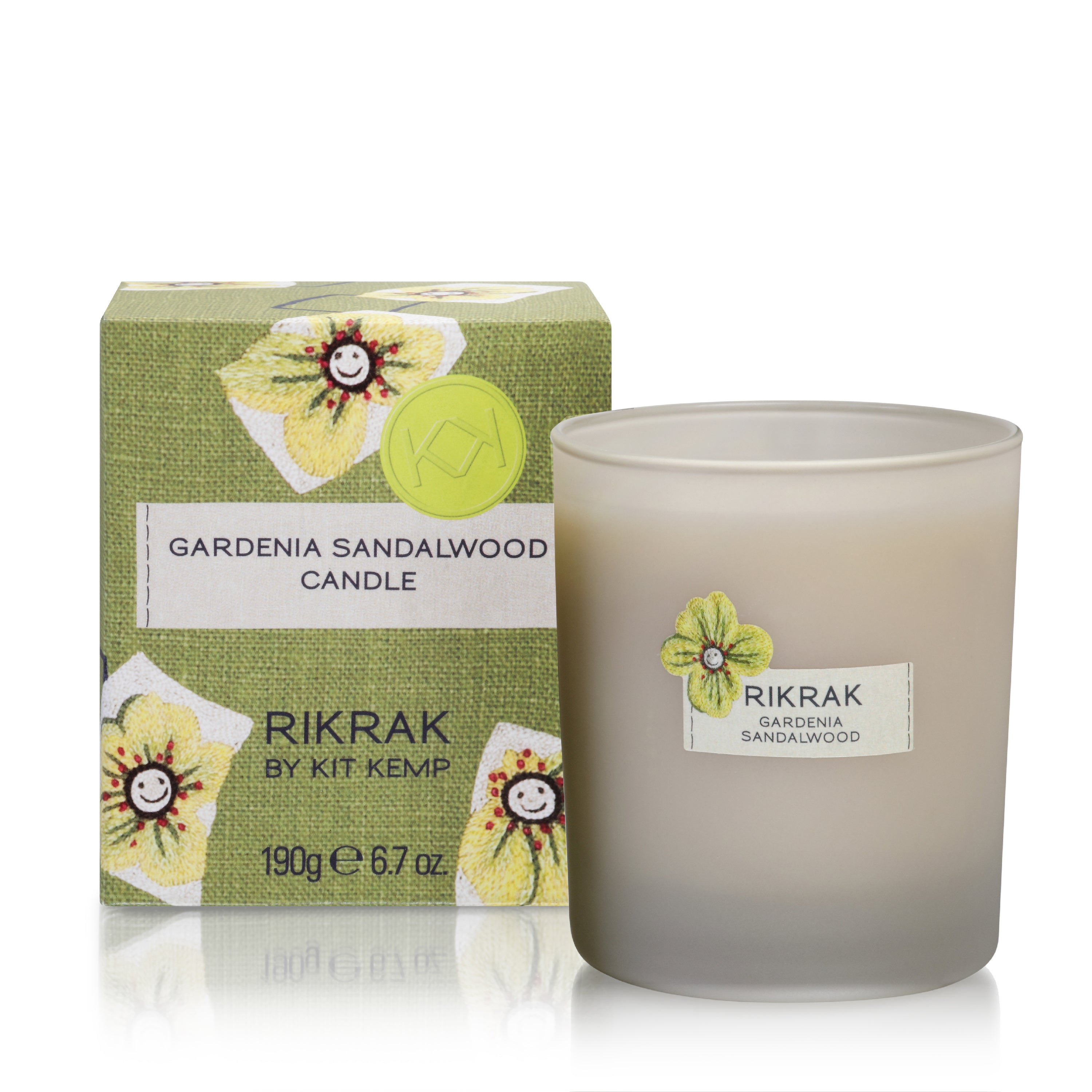 £54 🎁 Rik Rak - Candle Gardenia Sandalwood thumbnail