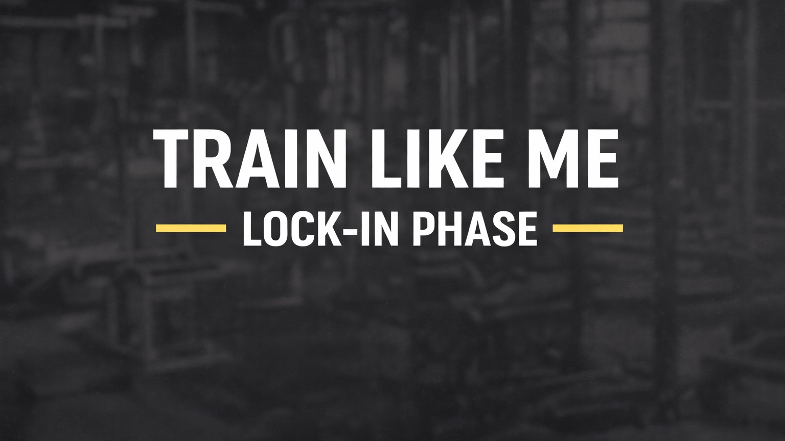 TRAIN LIKE ME PROGRAM - INTERMEDIATE  thumbnail