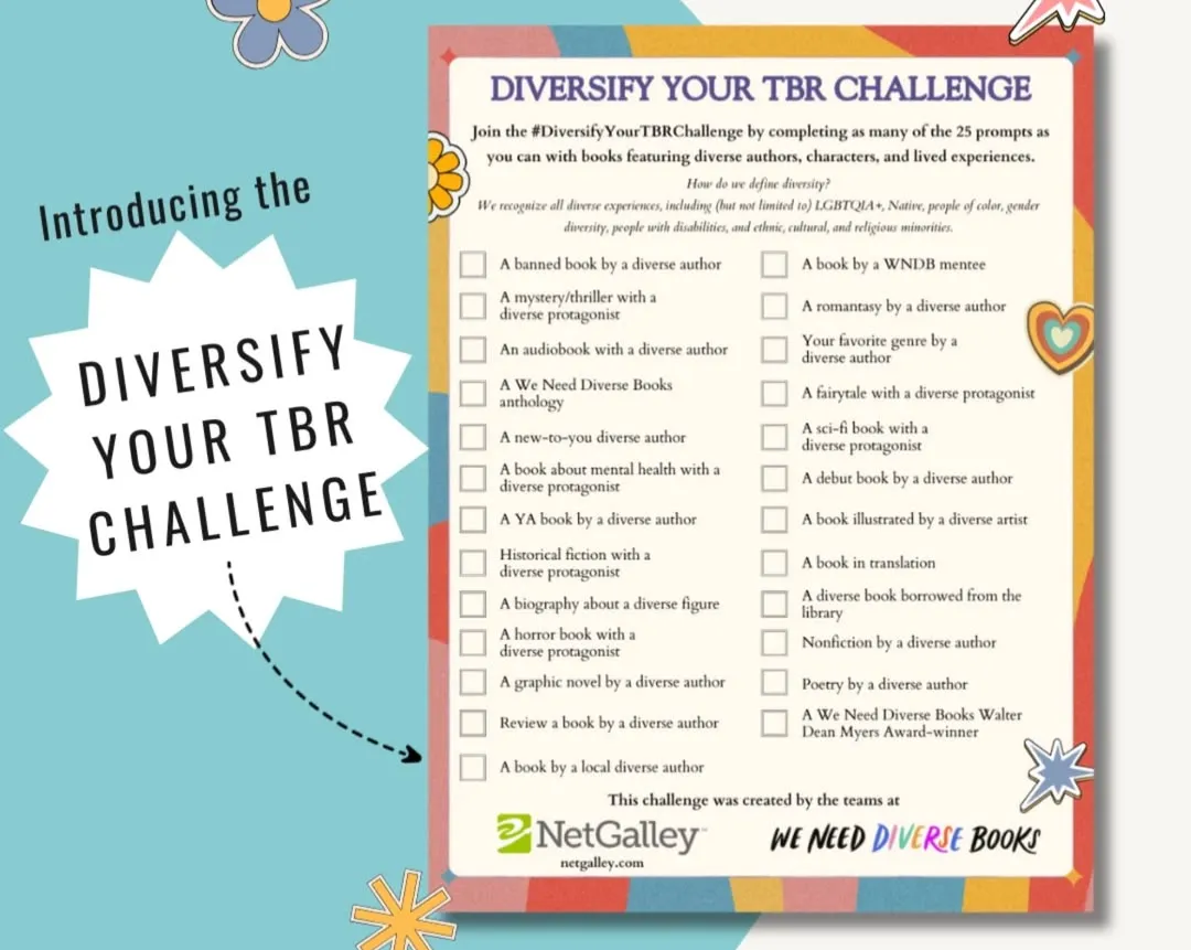 Netgalley Diversify Your TBR Challenge thumbnail