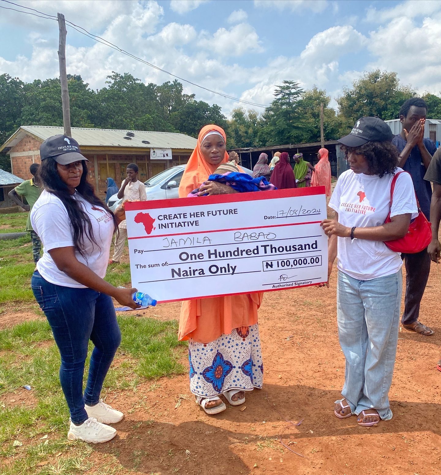 In the midst of unimaginable hardship, Jamila Babao welcomed a precious new life into the world at the IDP camp. With no