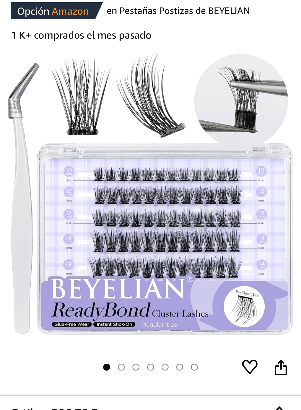 Beyelian pre-bond cluster lashes kit use code "ssusy155" thumbnail