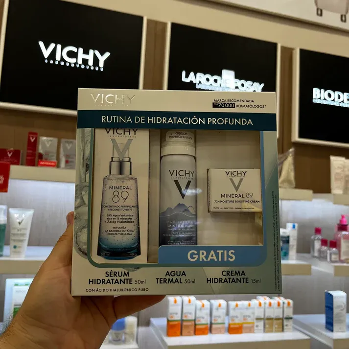 Kit Mineral 89 + Agua Thermal + Crema Hidratante thumbnail