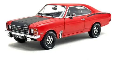 Miniatura Chevrolet Opala Ss 1975 1:24 California Vermelho Vermelho thumbnail