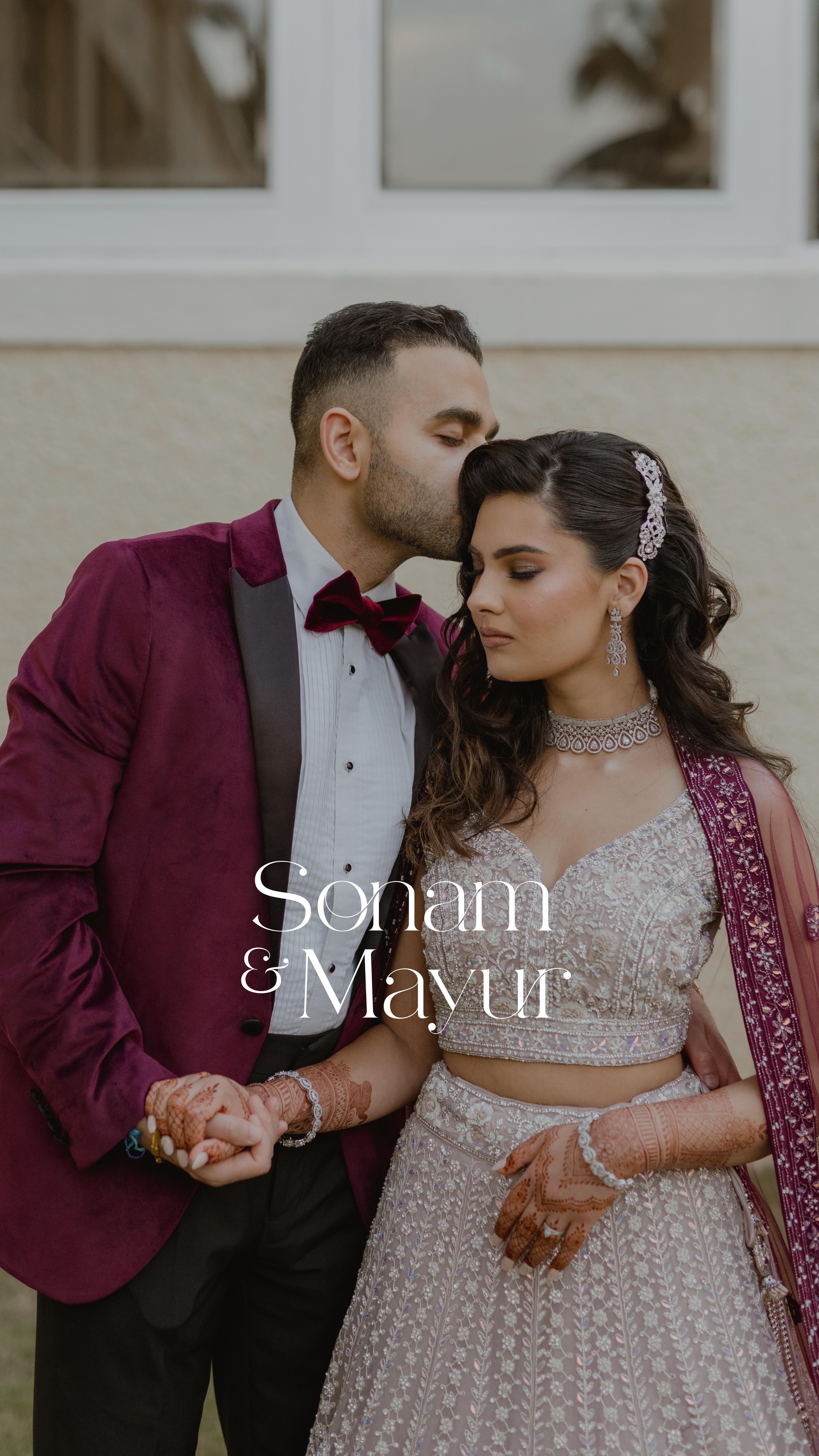 Capturing the regal romance of Sonam and Mayur’s reception was a photographer’s dream. Every frame echoed the quiet eleg