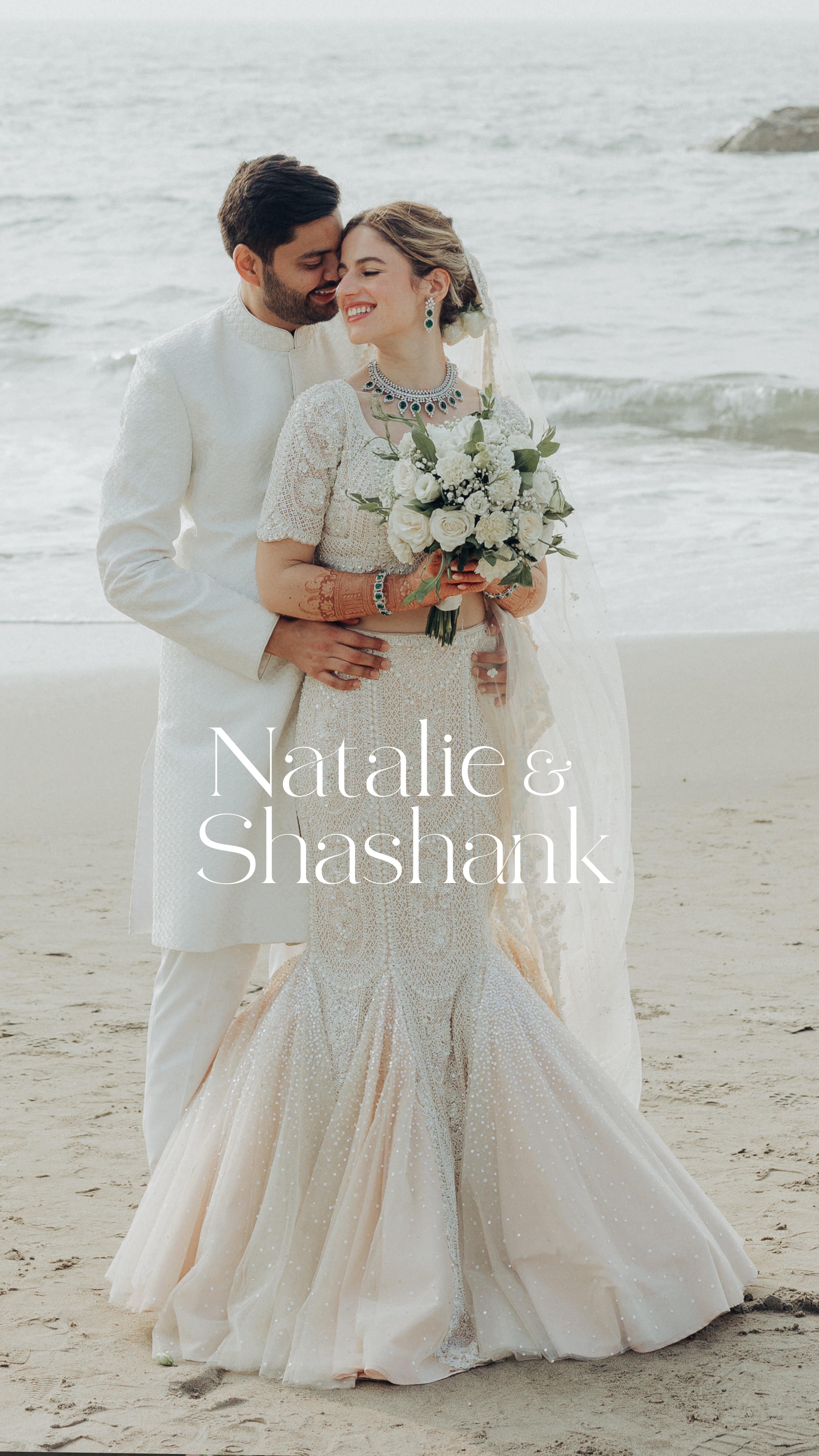 Capturing every tear, every vow, and every heartfelt moment.
.
Witness Natalie & Shashank’s love that moves souls this V