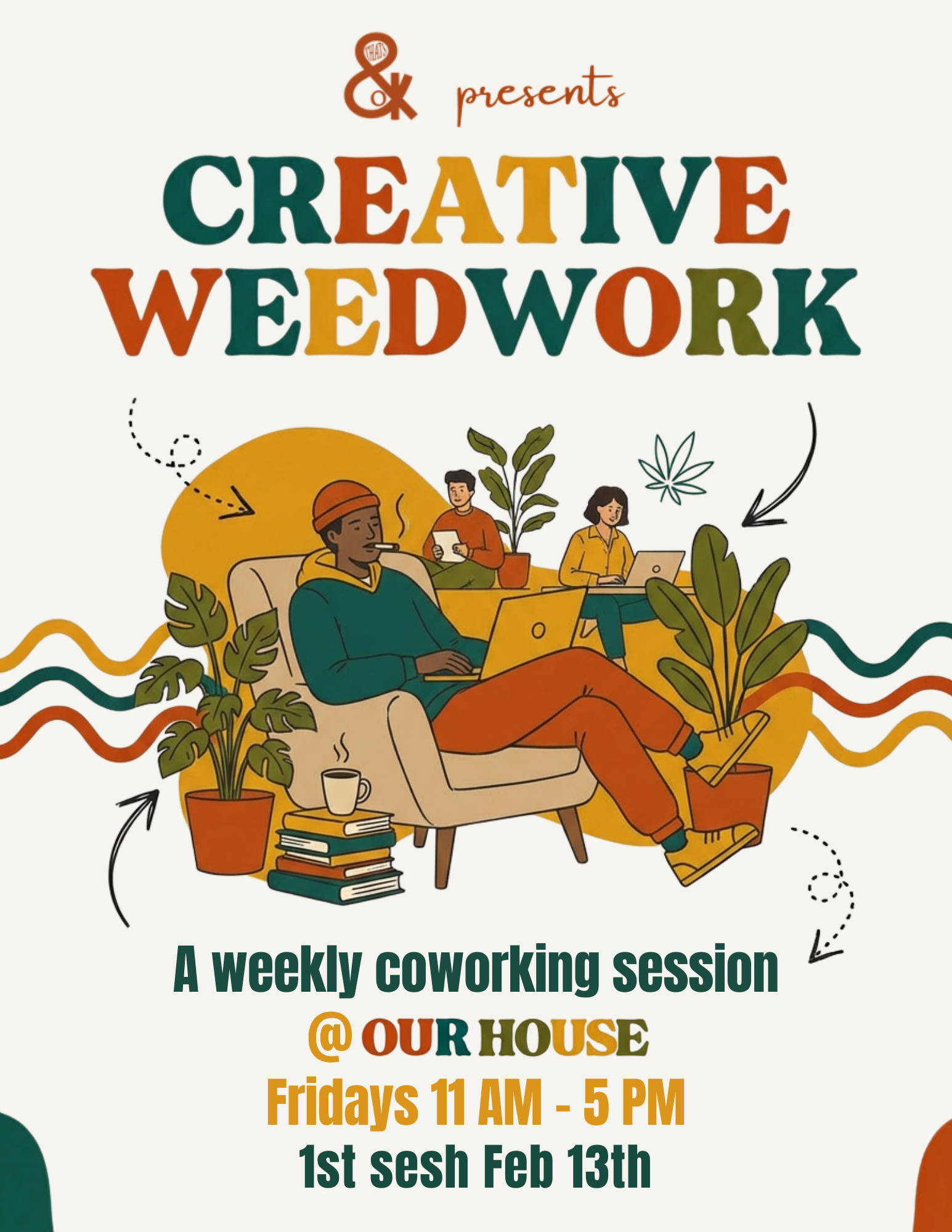 RSVP to Creative Weedwork @ Our House 2/13 thumbnail