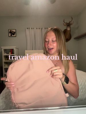catching flights calls for cutie AND functional travel accessories 💕🛫🥰🌸✨  #amazonhaul #travelaccessories #travelbackpack