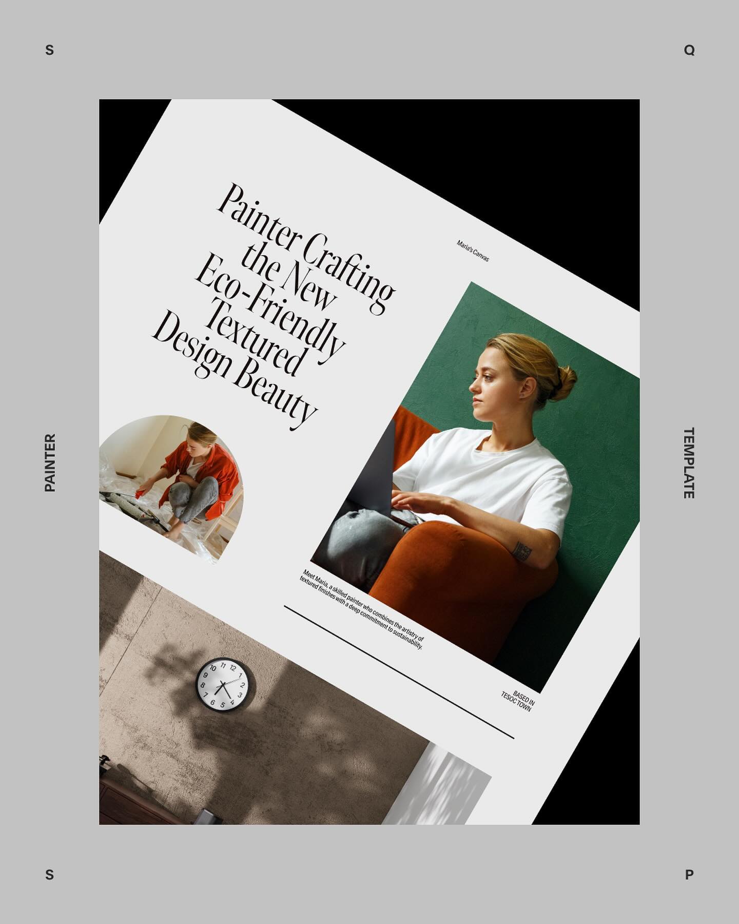 Template design for @squarespace coming soon 😊! It was not an easy subject to pull off with stock imagery.. which is why