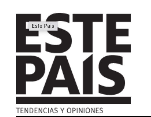 Mis textos en  Este País thumbnail