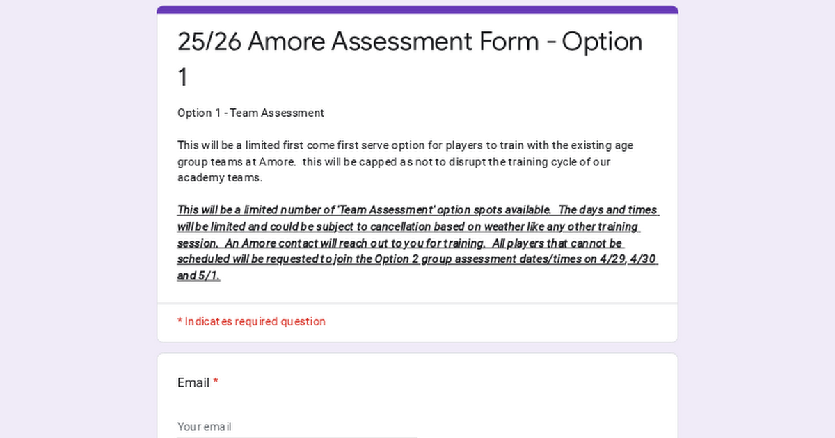 25/26 Amore Assessment Form - Option 1 thumbnail