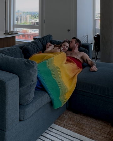 Seek & Swoon Rainbow Ombré Blanket 🌈 20% goes to It Gets Better Project thumbnail