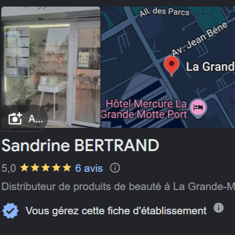 Ma page Google thumbnail