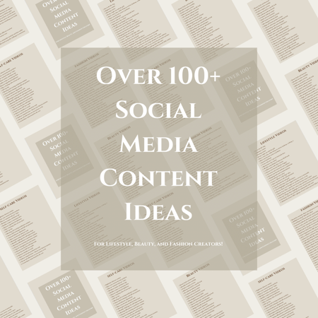 100+ Social Media Content Ideas  thumbnail