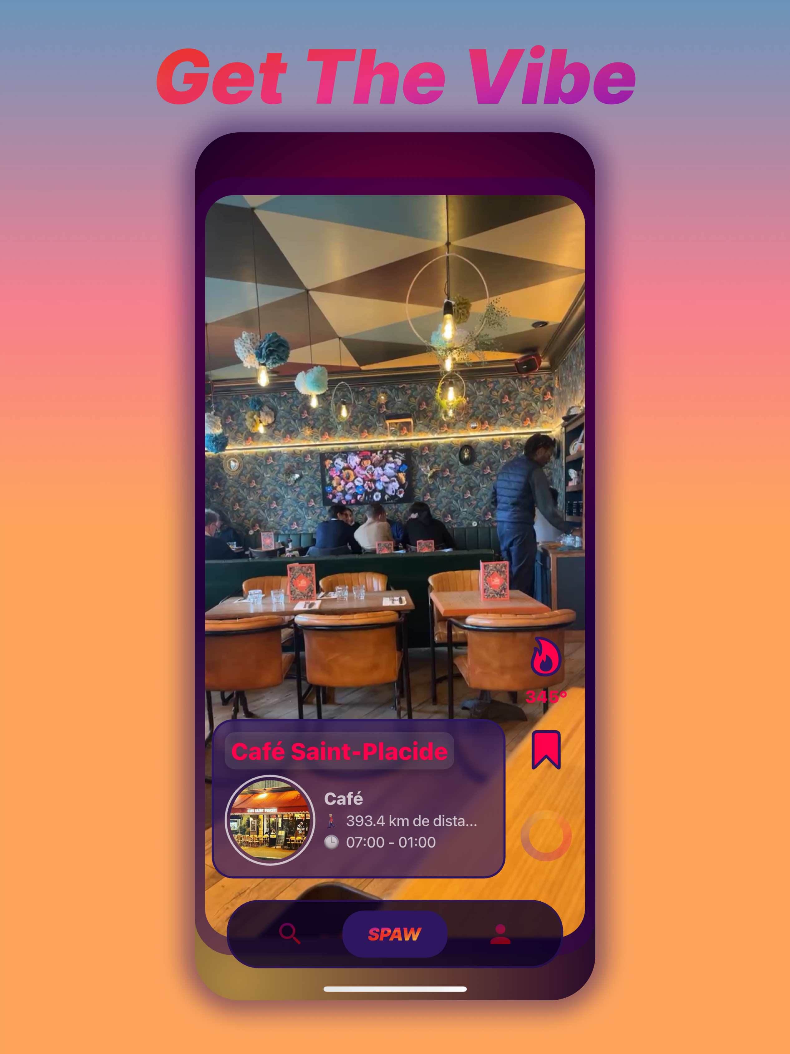 Explore all the bars, clubs or cafés around you ! thumbnail